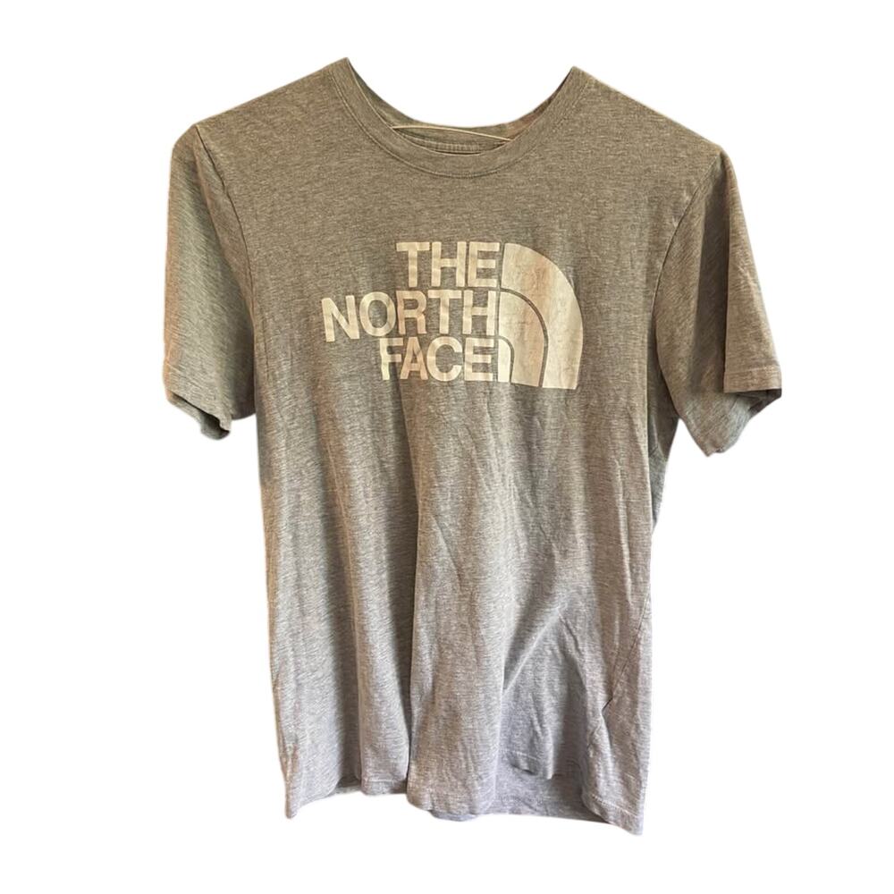 North face mens medium gray short sleeve t shirt